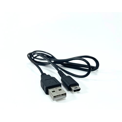 A picture showing both endings of the USB Cable. The picture also shows the power cord's material.