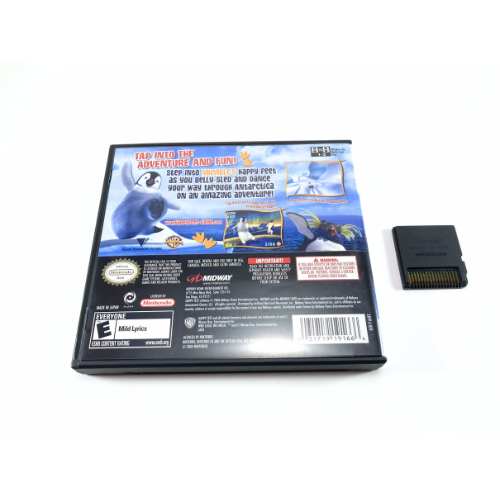 A picture showing the back of the original game case and game cartridge